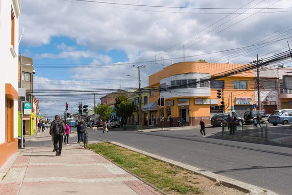 Punta Arenas Cile Febbraio 2020 Strada Punta Arenas Cile — Foto Stock