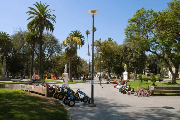 Valparaiso Chile Februar 2020 Blick Auf Den Platz Victoria Plaza — Stockfoto