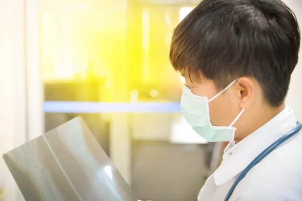 asia scientist working in biological laboratory.