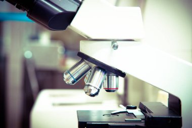 Mikroskop laboratuarı. Bilimsel araştırma geçmişi.