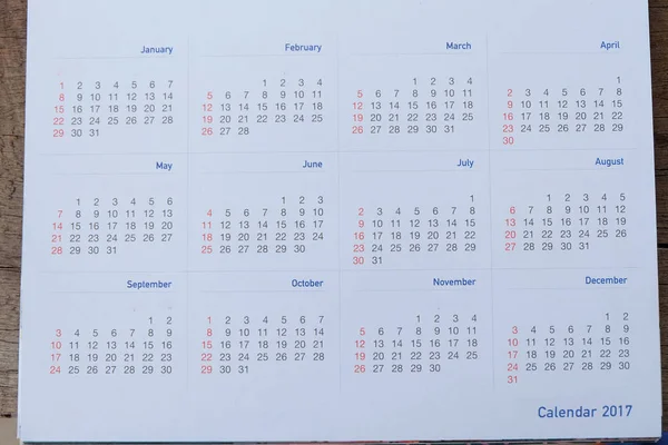 ぼやけているカレンダーのページ — ストック写真
