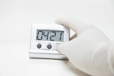 Couting test Zamanlayıcı Laboratuvar Cihazları dow zaman.