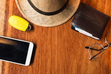 ahşap doku şapkasını yukarı kapatın .