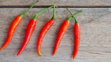 taze kırmızı biber biber.