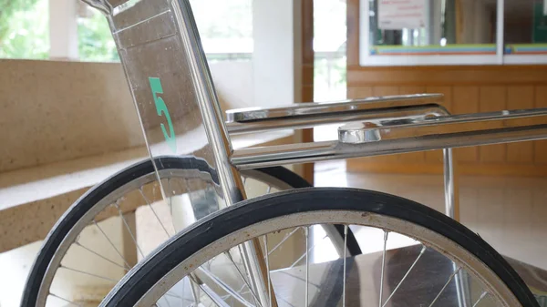 Wheelchair in hospital. — Stock Photo, Image