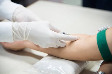 Laboratuar kanında koleksiyonu.