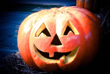 Cadılar Bayramı Balkabağı Kafa.