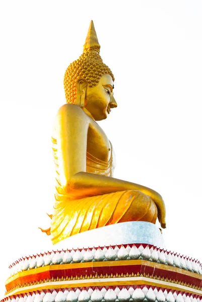 Estátua de Buda tom dourado  . — Fotografia de Stock
