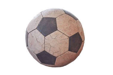 Eski saccer topu.