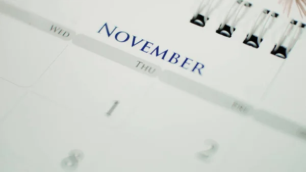 Homályos naptár tervezési koncepció. — Stock Fotó