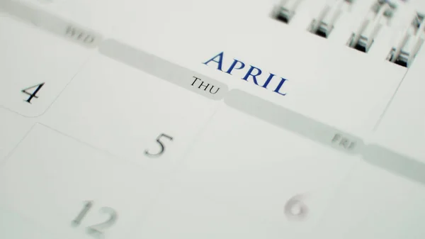 Blurred calendar in planning concept. Stock Photo