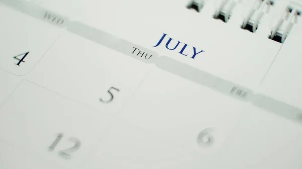 Blurred calendar in planning concept. — Stock Photo, Image