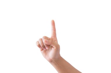 El simgesi beyaz üzerine kapatın.