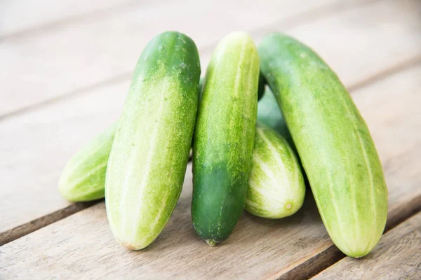 Close up fresh green cucumber. — Stock Photo, Image