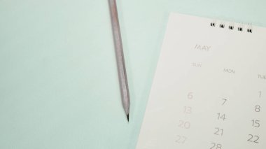 bulanık takvim yakın çekim Mayıs'ta.