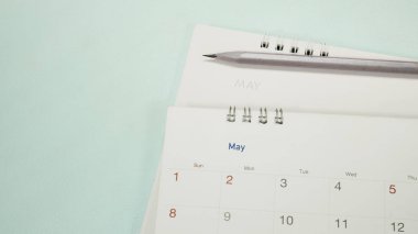 bulanık takvim yakın çekim Mayıs'ta.