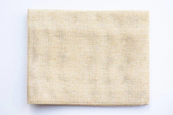 Vintage Fabric Texture White Background — Stock Photo, Image