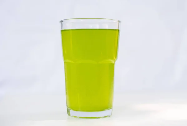 Primer Plano Verde Jugo Pandan Concepto Bebida Saludable — Foto de Stock