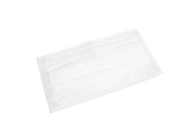 Beyaz arkaplanda beyaz maskeyi kapat.