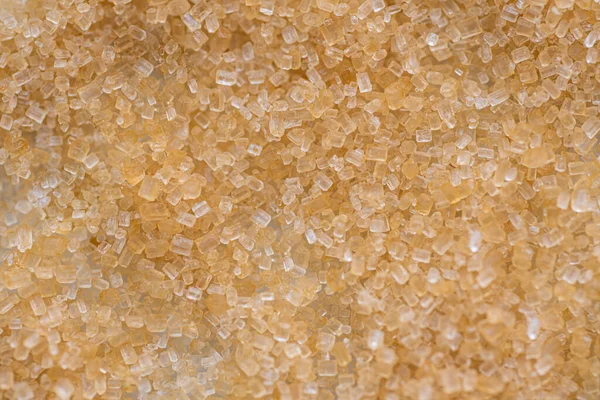 Close Macro Brown Sugar Background — Stock Photo, Image