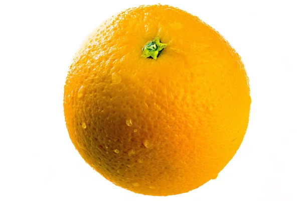 Taze turuncu beyaz üzerine izole — Stok fotoğraf