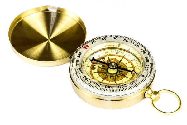Compass isolated on white. — Stock Photo, Image