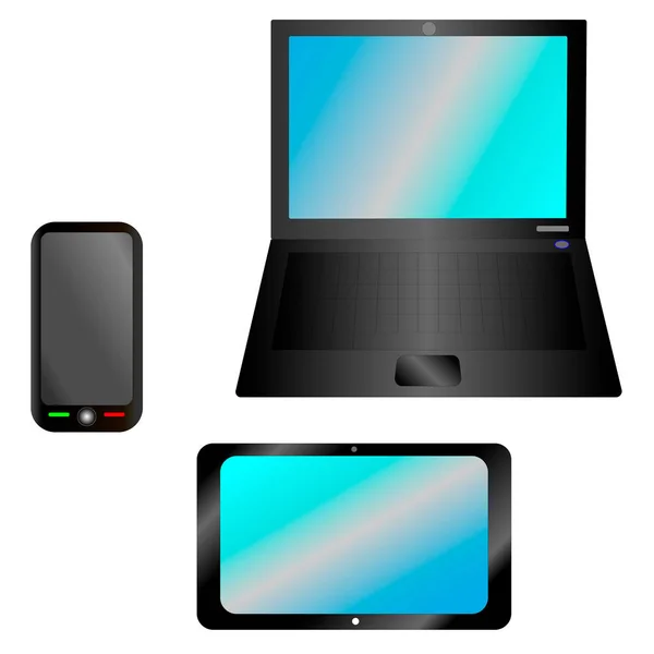 Bilgisayar ekipman illüstrasyon