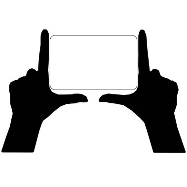 Elinde bir karenin resmini