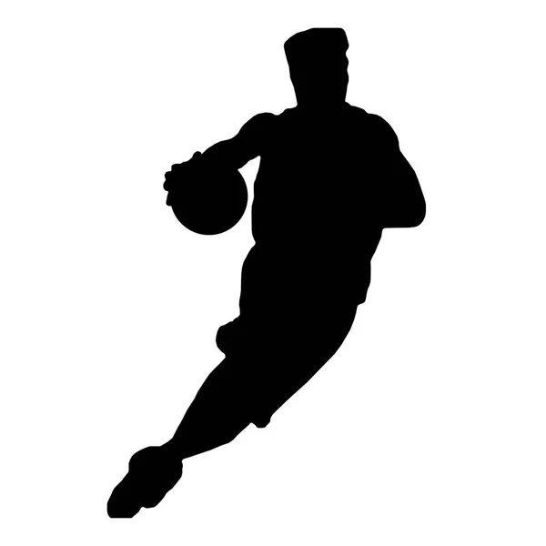 Bir basketbol oyuncusunun silueti