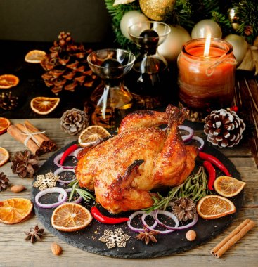 Metin için Noel ve yeni yıl yer için pişmiş Türkiye