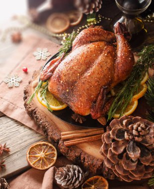 Metin için Noel ve yeni yıl yer için pişmiş Türkiye