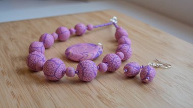 Özgün boncuk polimer Clay el çalıştı