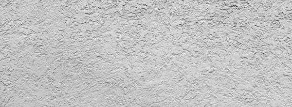 Panorama Mur Blanc Plâtre Rugueux Avec Motif Abstrait — Photo