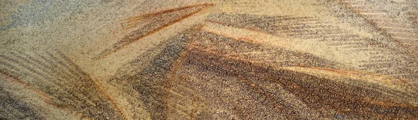 Artistic Abstract Pattern Very Grainy Wall Pebbles Panorama — Stock Photo, Image