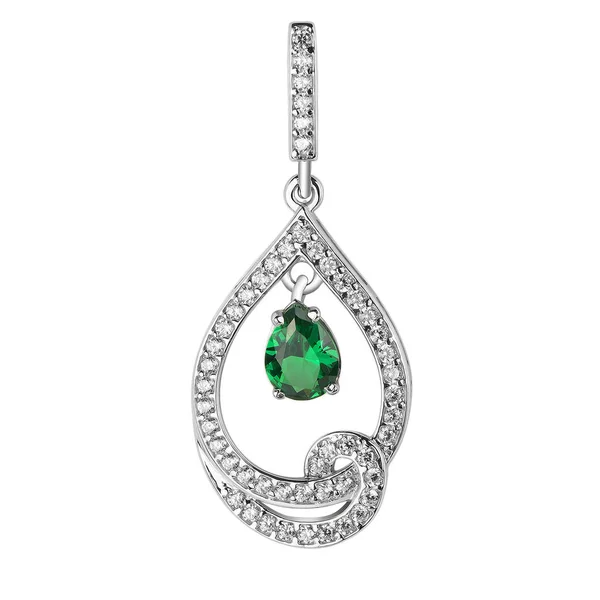 Zümrüt ile Bayan kolye