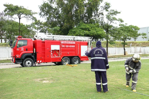 Brandbeveiliging in fabriek Thailand — Stockfoto