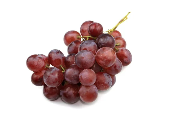 Traubenfrüchte auf weißem Hintergrund — Stockfoto