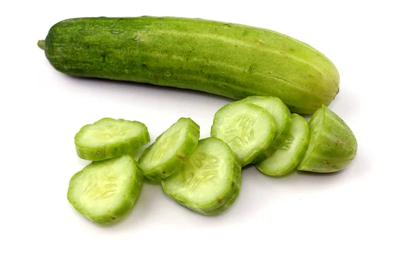 Zelená zelenina okurkou — Stock fotografie