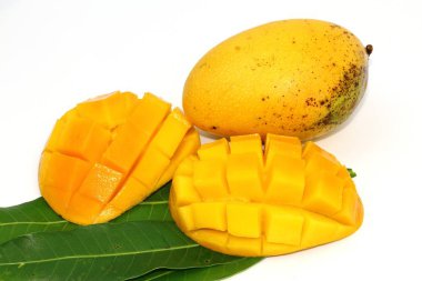 Tay sarı tatlı mango meyve