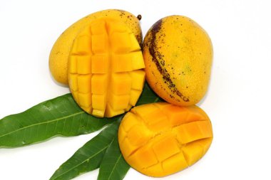 Tay sarı tatlı mango meyve