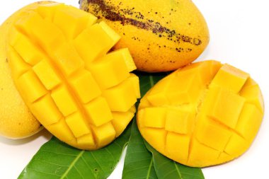 Tay sarı tatlı mango meyve