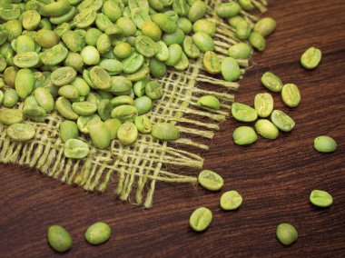 Yeşil kahve çekirdekleri