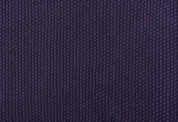 The texture of knitted woolen fabric blue — Stock Photo, Image