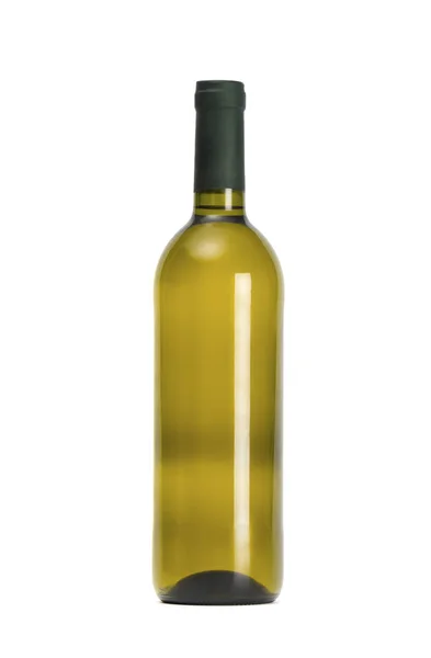 Attrappe Flasche Wein isoliert auf weißem Hintergrund — Stockfoto