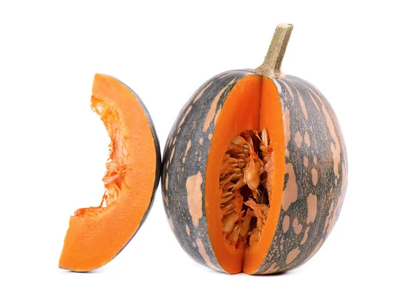 Yeşil kabak izole üzerinde beyaz arka plan stüdyo çekim