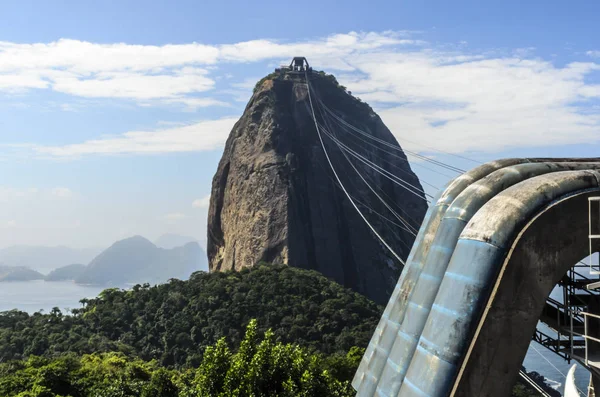 輸送以上 4000 運転のケーブルカーで世界で最も古い Cable Cars とブラジルの最初のことがあります 最初のストレッチでは 550 メートルは にプライア — ストック写真