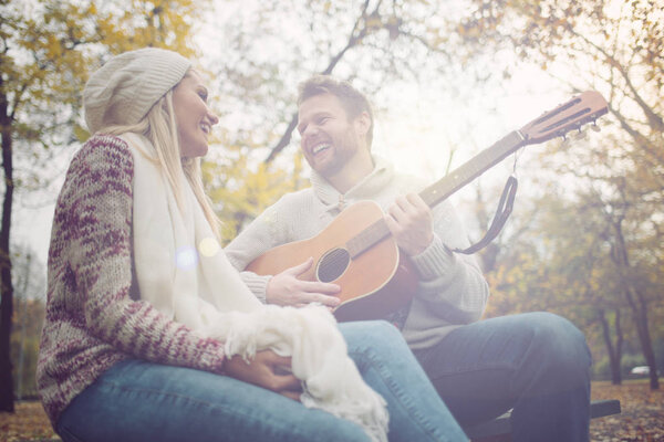 Man playing guitar 