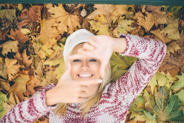 Portrait of a blonde woman