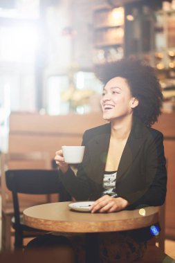 Güzel melez kadın.