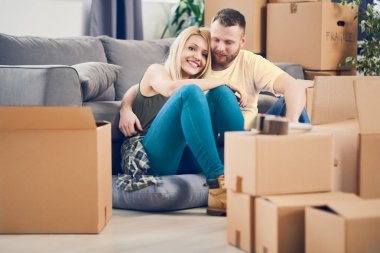 malzeme ile kutuları ile Çift 